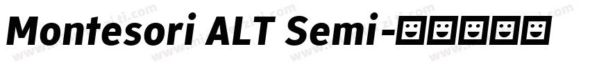 Montesori ALT Semi字体转换